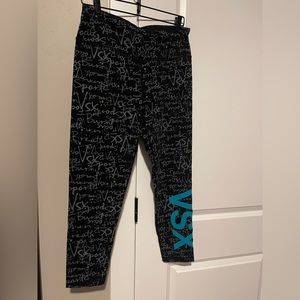 VS Sport Full Length Leggings with Graffiti - Size Large